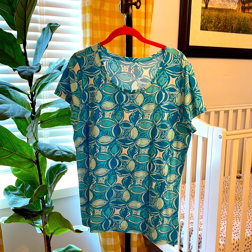 Lilly Pulitzer Cotton T-shirt  Women’s Size XL